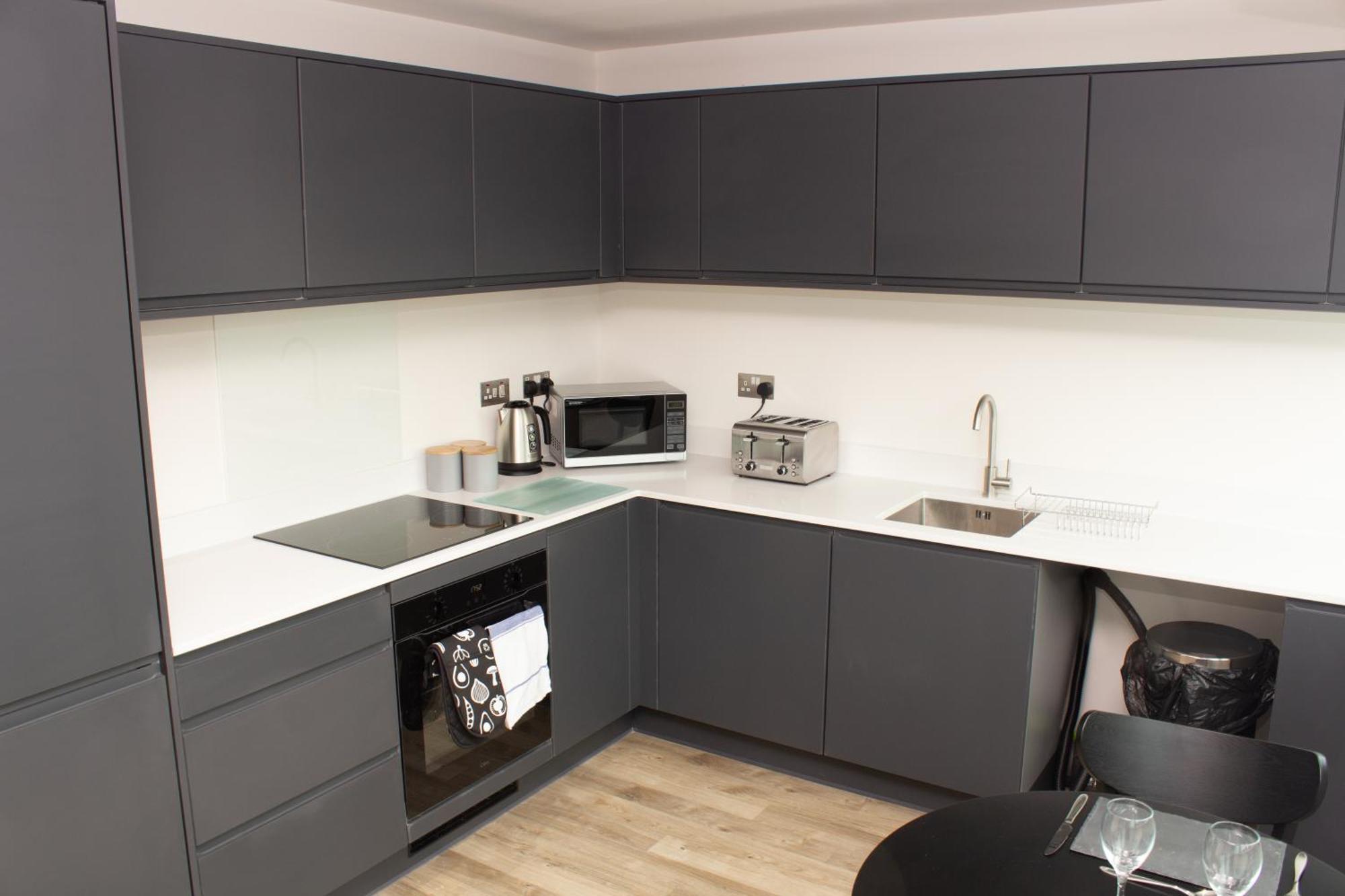 Dashing 1Br Penthouse Near Mcr Stadiums Manchester Esterno foto